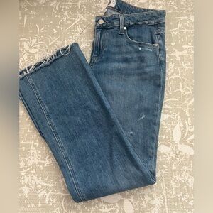 PAIGE Medium Blue Boot Cut Jeans